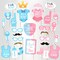 Baby Photo Booth Props – Gender Reveal & Baby Shower Party Decorations